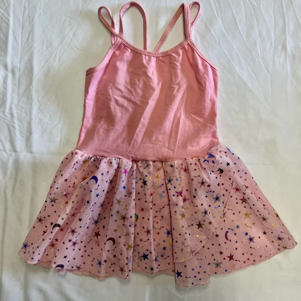 Pink Starry Kids Costume Dress‎